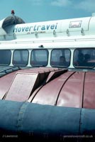 The SRN6 with Hovertravel - Closeup of the puff ports (credit: Pat Lawrence).